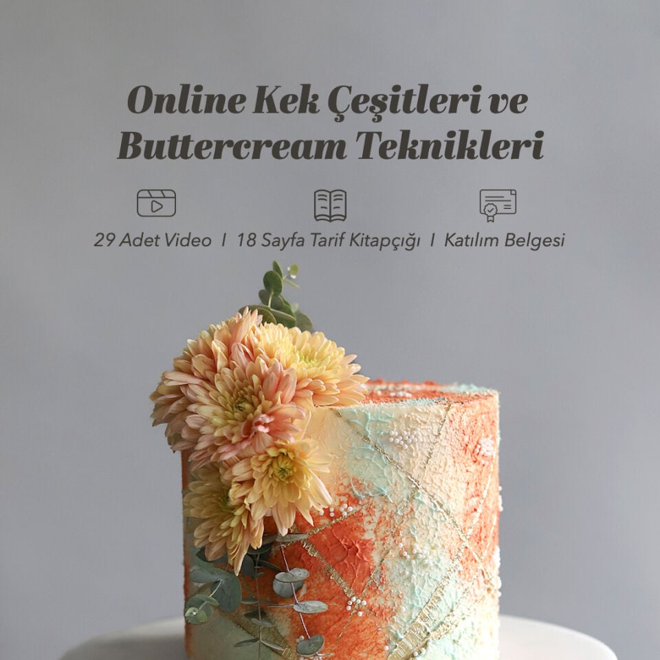 Online Cake Flavours Variations and Buttercream Techniques Course