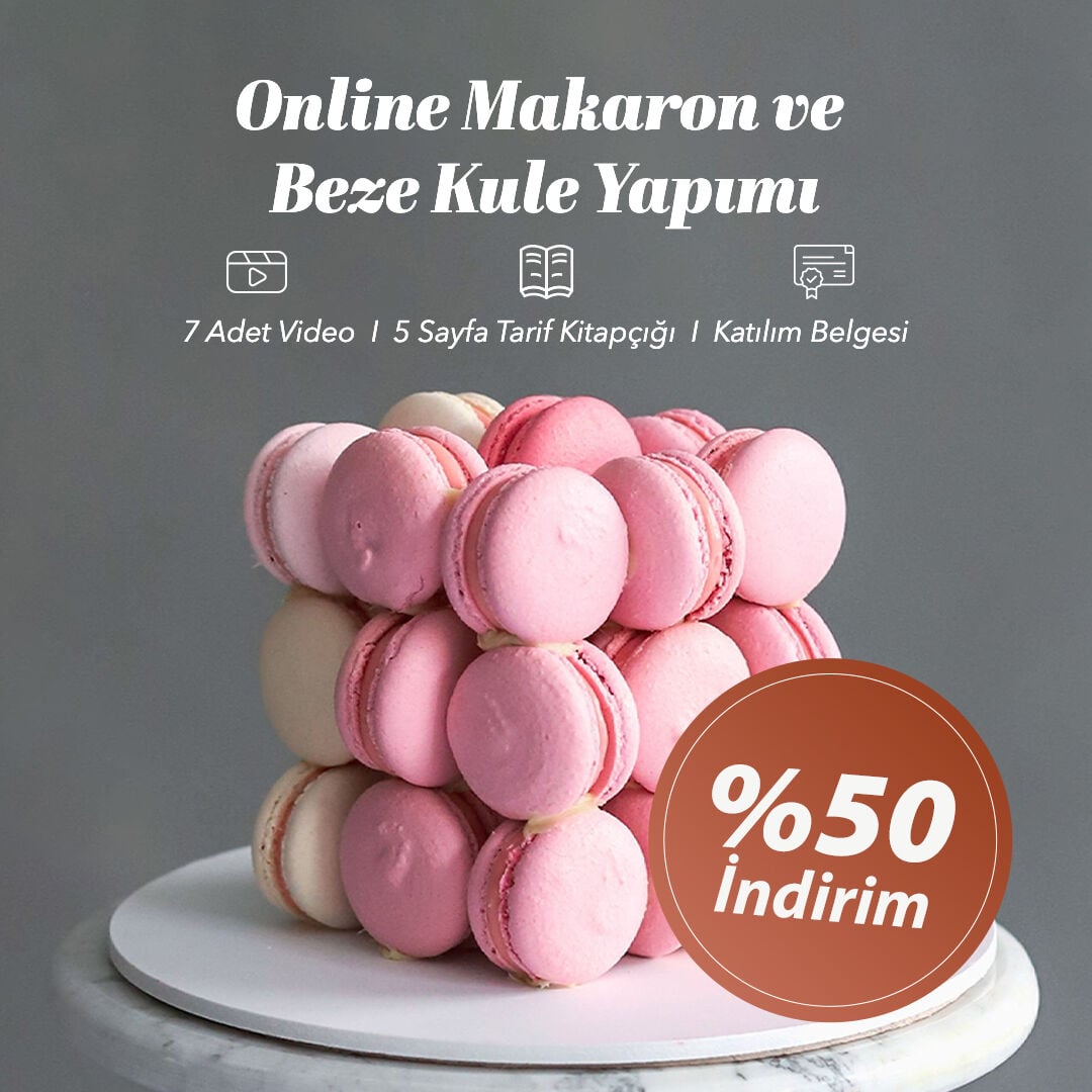 Online Makaron ve Beze Kule Yapımı