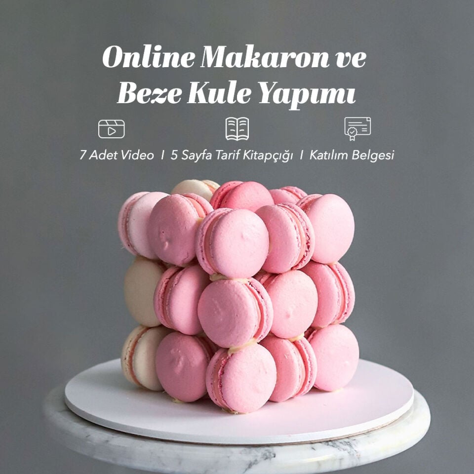 Online Makaron ve Beze Kule Yapımı
