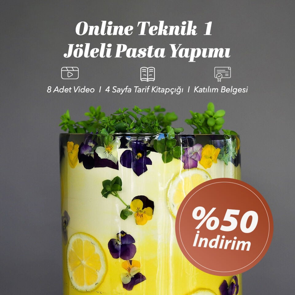 Online Teknik – 1 – Jöleli Pasta Yapımı