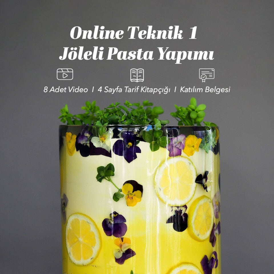 Online Teknik – 1 – Jöleli Pasta Yapımı