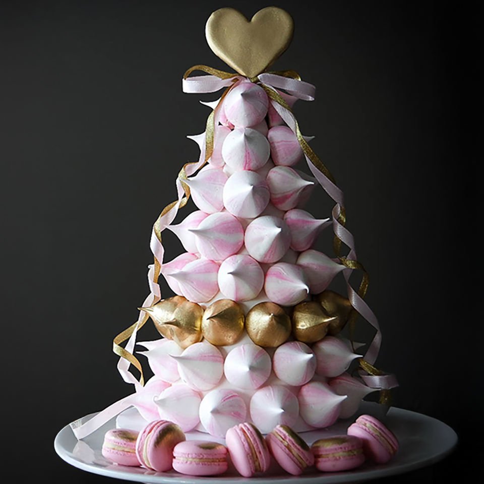 Online Macaron & Meringue Tower Class