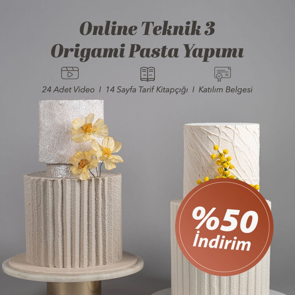 Online Teknik – 3 – Origami Pasta Yapımı