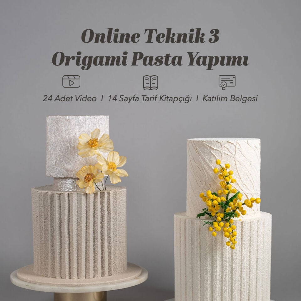 Online Teknik – 3 – Origami Pasta Yapımı
